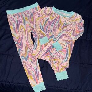 Colorful Swirl Pajama Set